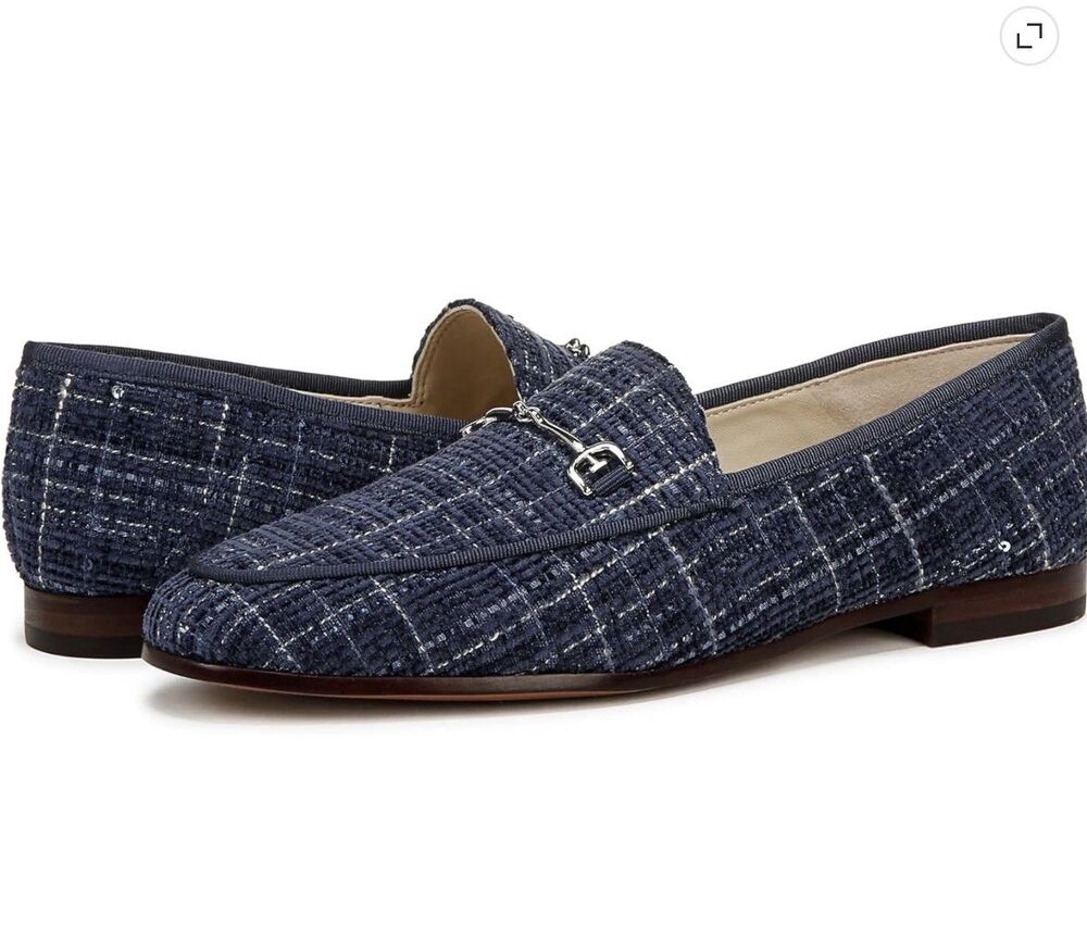Sam Edelman Atlantic Blue Loraine Bit Loafer  Size 7 MSRP$150 Elegant NWOB - Picture 2 of 9